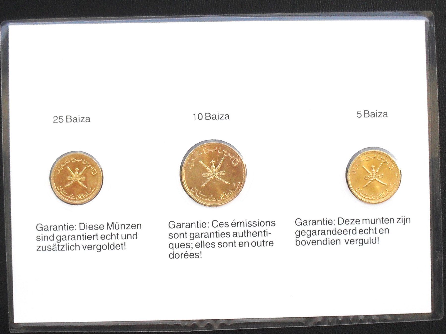 Alle Münzen: OMAN - Münzen vergoldet – Neu (gemäss Beschreibung) aus zuerich von Ocean99 1