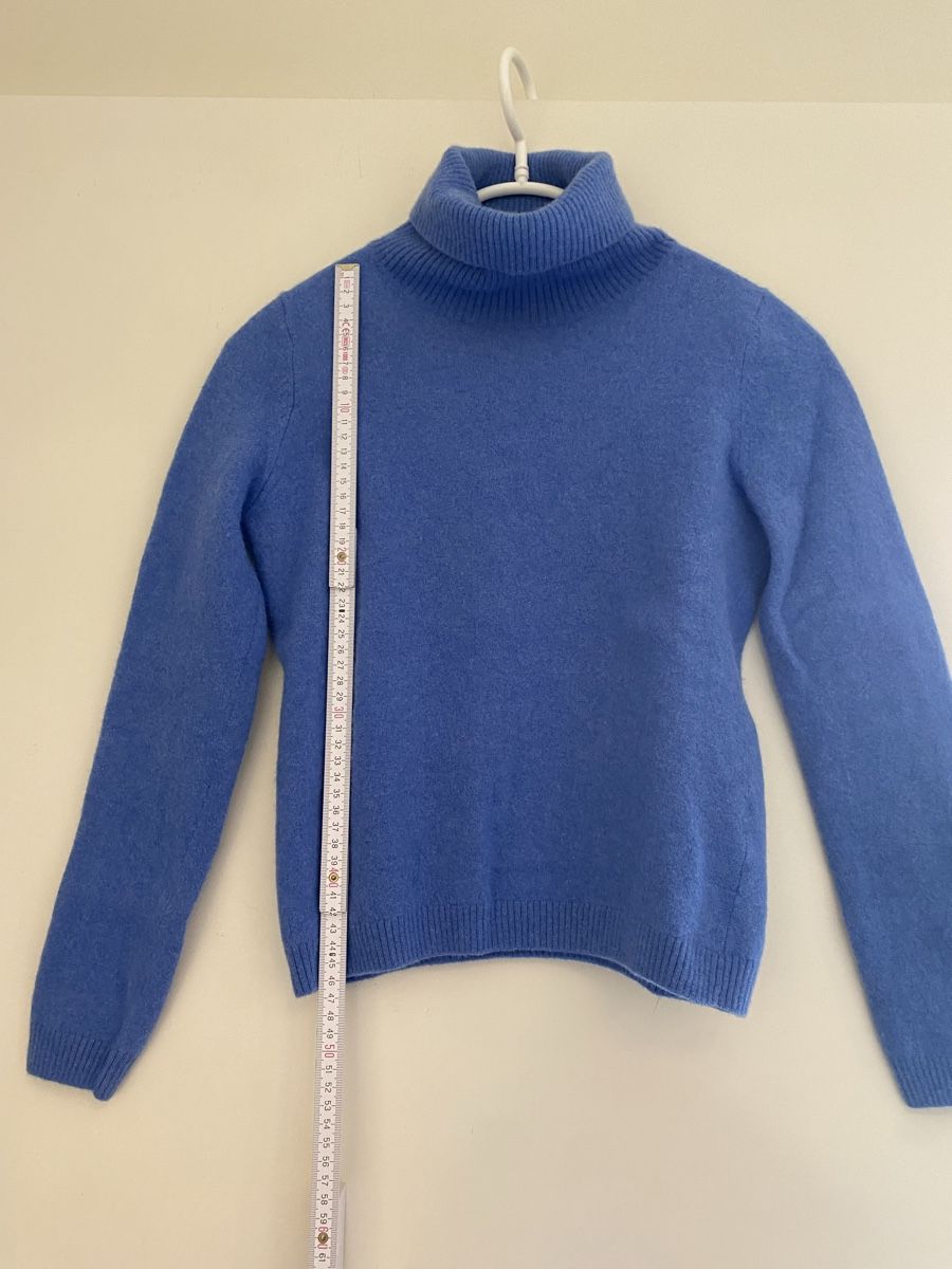 Maglioni & Felpe: Rollkragen Wollpullover, Gr. S, Himmelblau – Usato da Hünenberg See venduto da lar_9zjk 3
