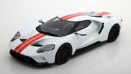 FORD GT 2017 WEISS/ROT 1:18 GT-SPIRIT