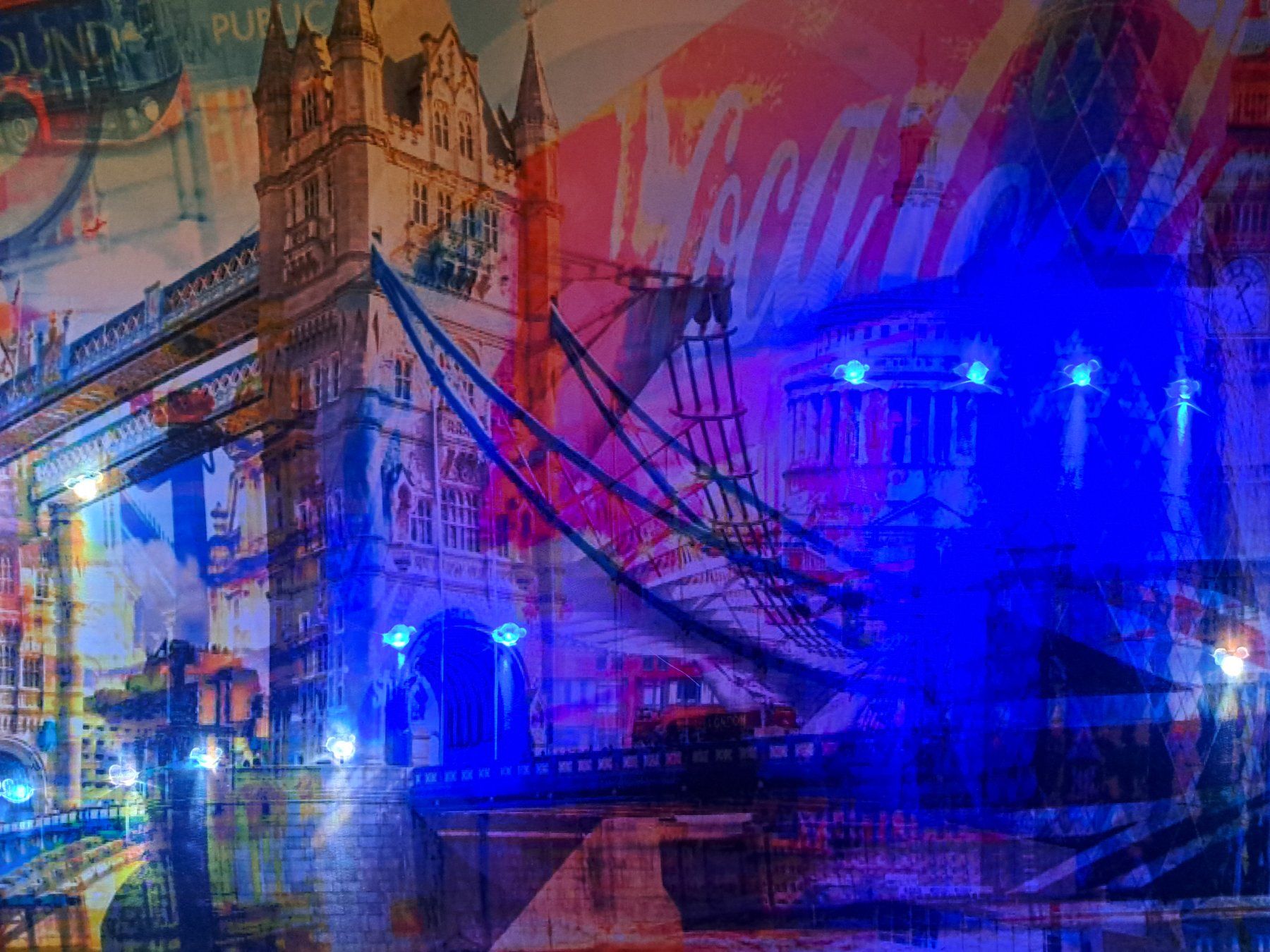 Foto & Immagini: LED Kunstbild LONDON Attractions Art – Nuovo e nell'imballaggio originale da Kilchberg ZH venduto da ruedi34 3