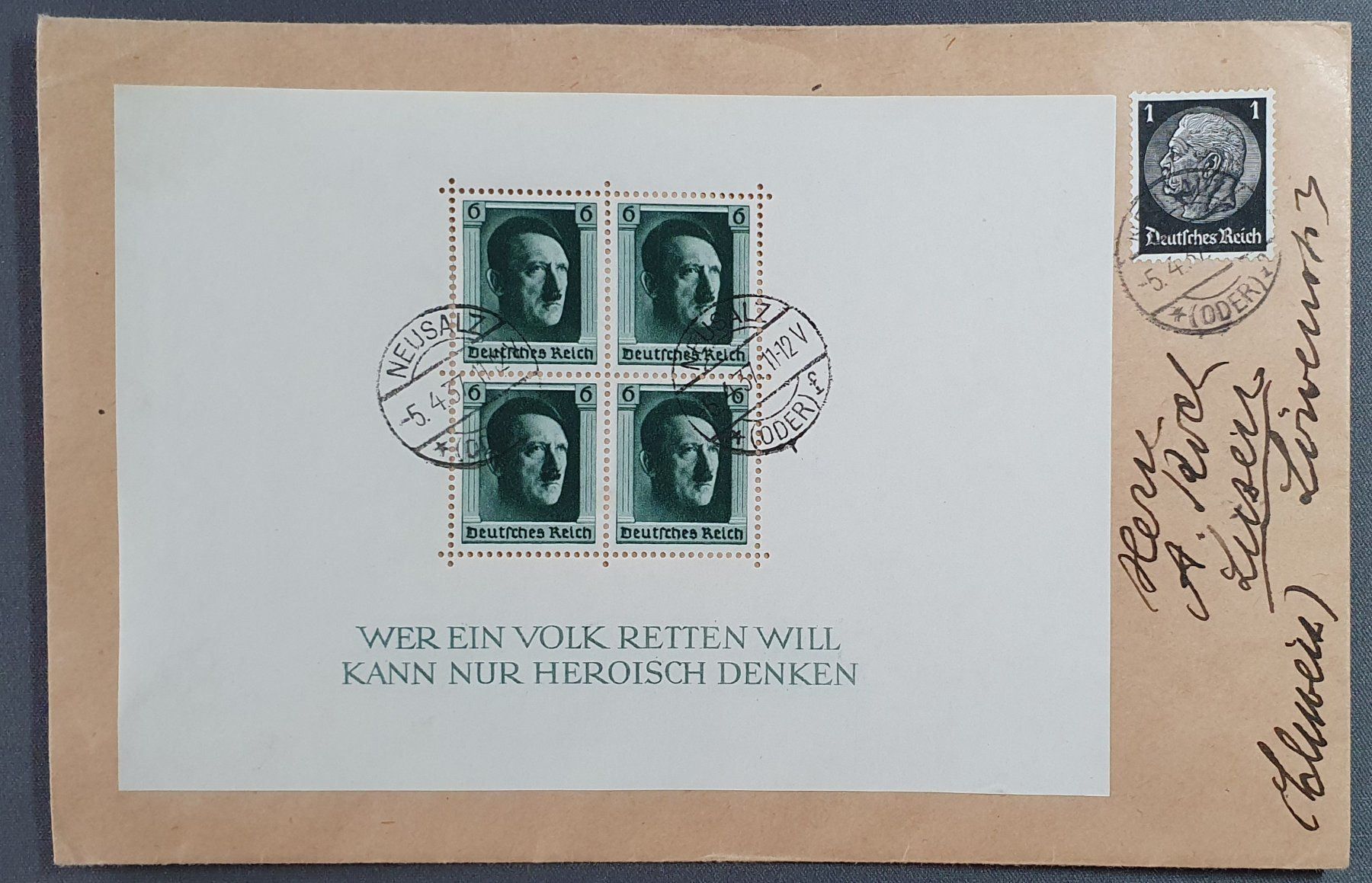 Tous les timbres: FDC 1937 DR Block Geburtstag Hitler – D'occasion à Kreuzlingen par Rschweiz1