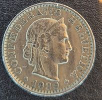 20 Rappen Stück, 1939, wunderschön
