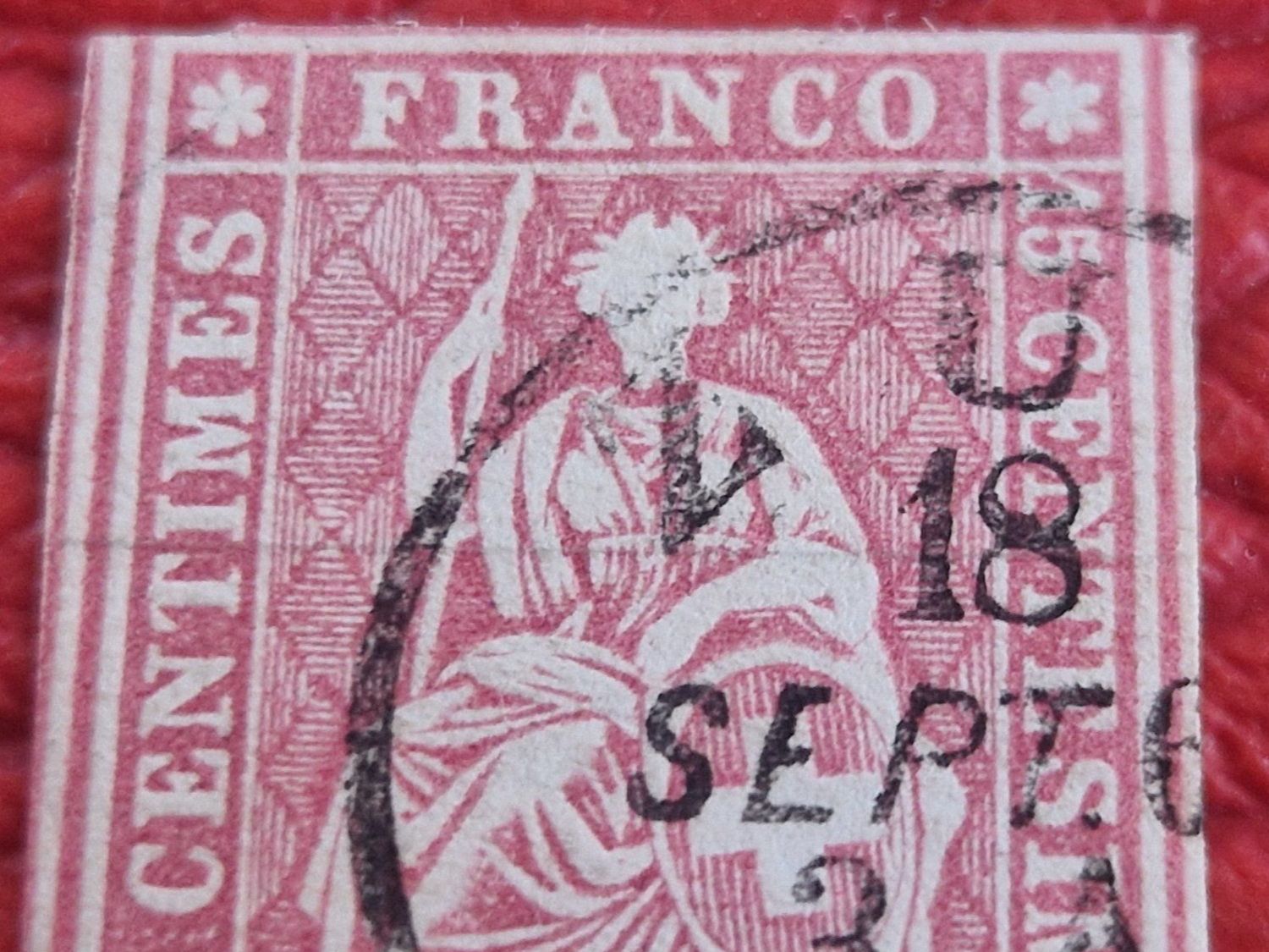 Alle Briefmarken: Strubel 24G, signiert, ab 1.- – Gebraucht aus Burgdorf von Glossy01 1