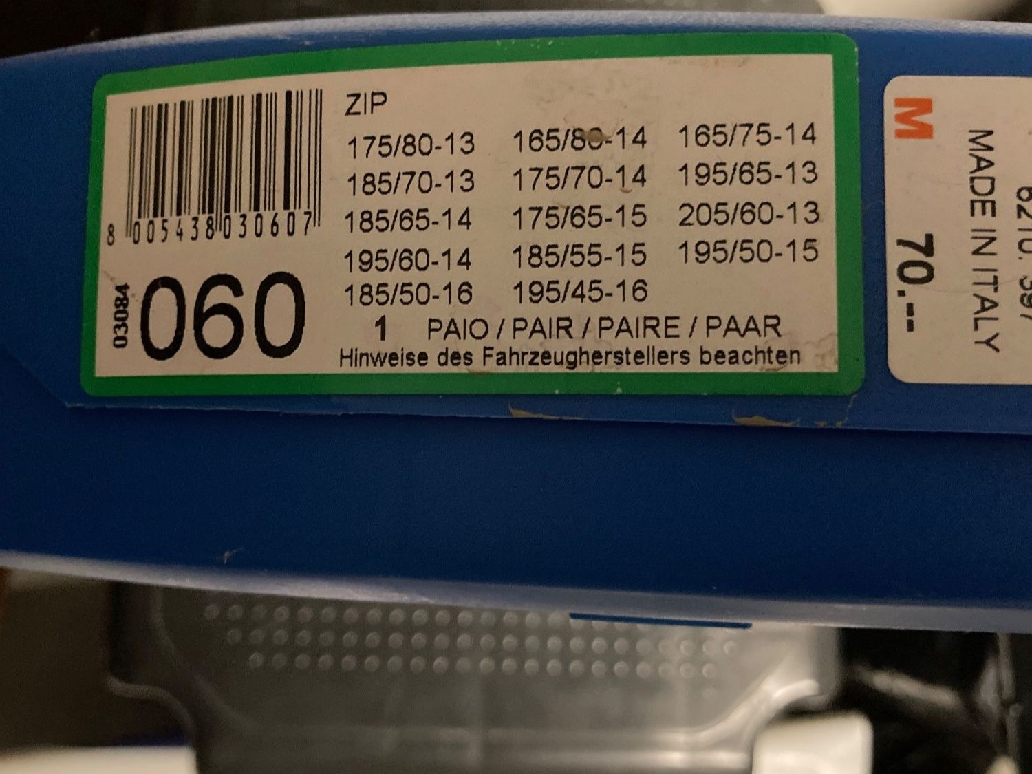König Schneeketten: Schneeketten KÖNIG – Neu und originalverpackt aus Bern von Xamilredak 1