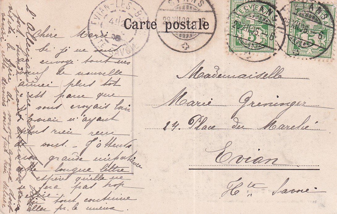 Cartoline postali: Stans   NW   mit Brisen       um 1906 – Usato da Brig venduto da Valcards54 1