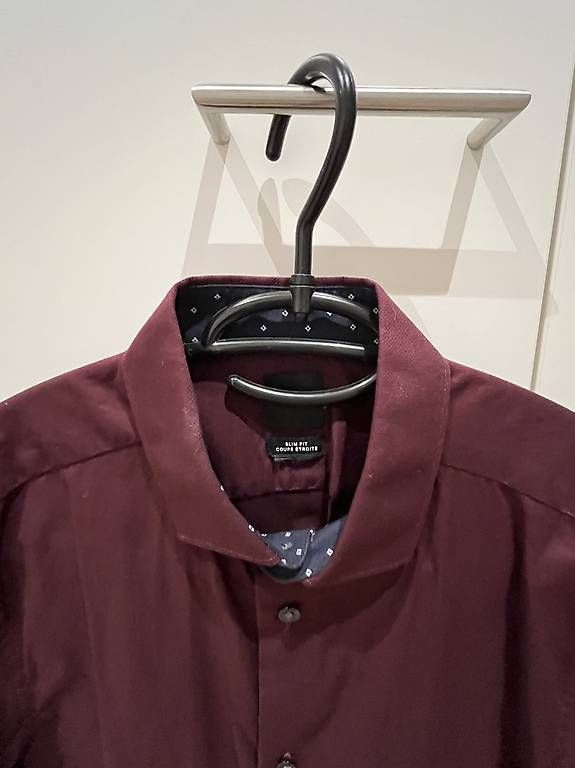 Camicie: Hemd Bordeauxrot – Usato da Zürich venduto da BigRock89 1
