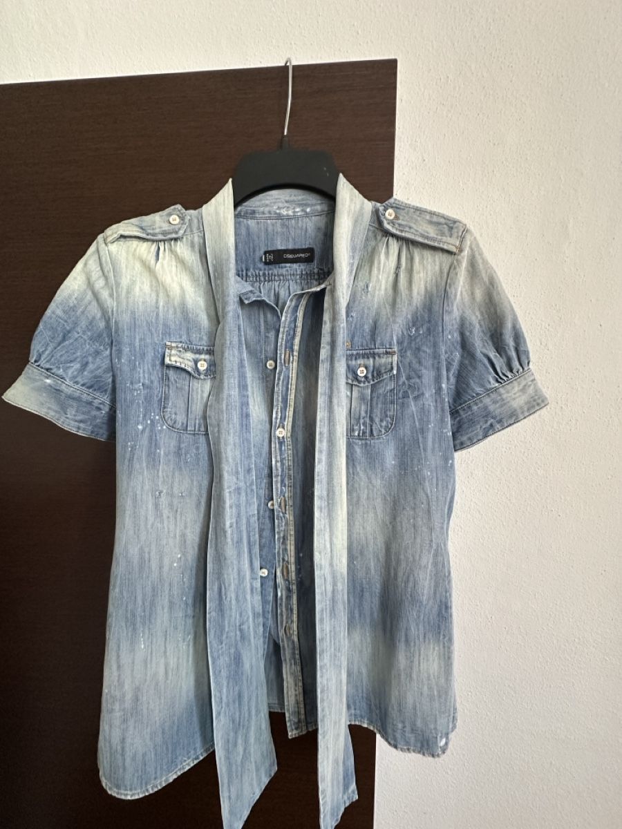 Dsquared2 Camicette: DSQUARED2 Jeans Hemd Kurzarm Gr. 42 – Usato da Jonen venduto da dibbern