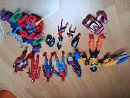 Figurines avengers et spiderman