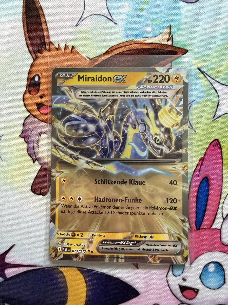 Pokémon Carte collezionabili: Pokemon Miraidon EX 073/217 ASC – Usato da Grindelwald venduto da TSG-G-Town