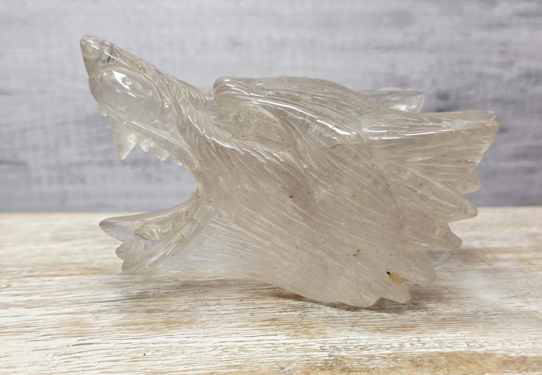 Minerali & Pietre curative: Bergkristall Wolfskopf 581g – Nuovo e nell'imballaggio originale da Matzingen venduto da Shay_Crystalz 1