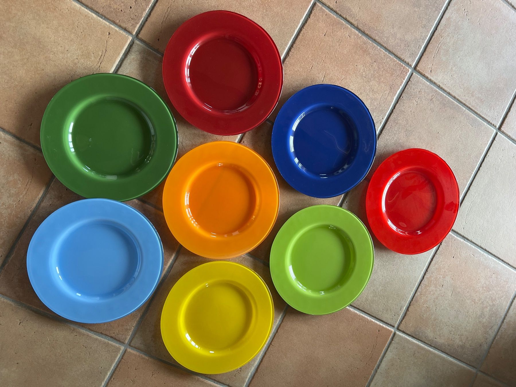 Piatti: Mehrfarbige, grosse Glasteller - einzigartig! – Usato da Zürich venduto da cat