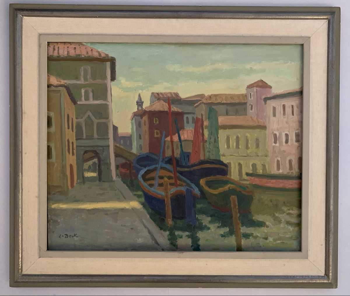 Dipinti: Schweizer Kunst - Leo DECK (1908-1997) – Usato da Düdingen venduto da polytropon_5