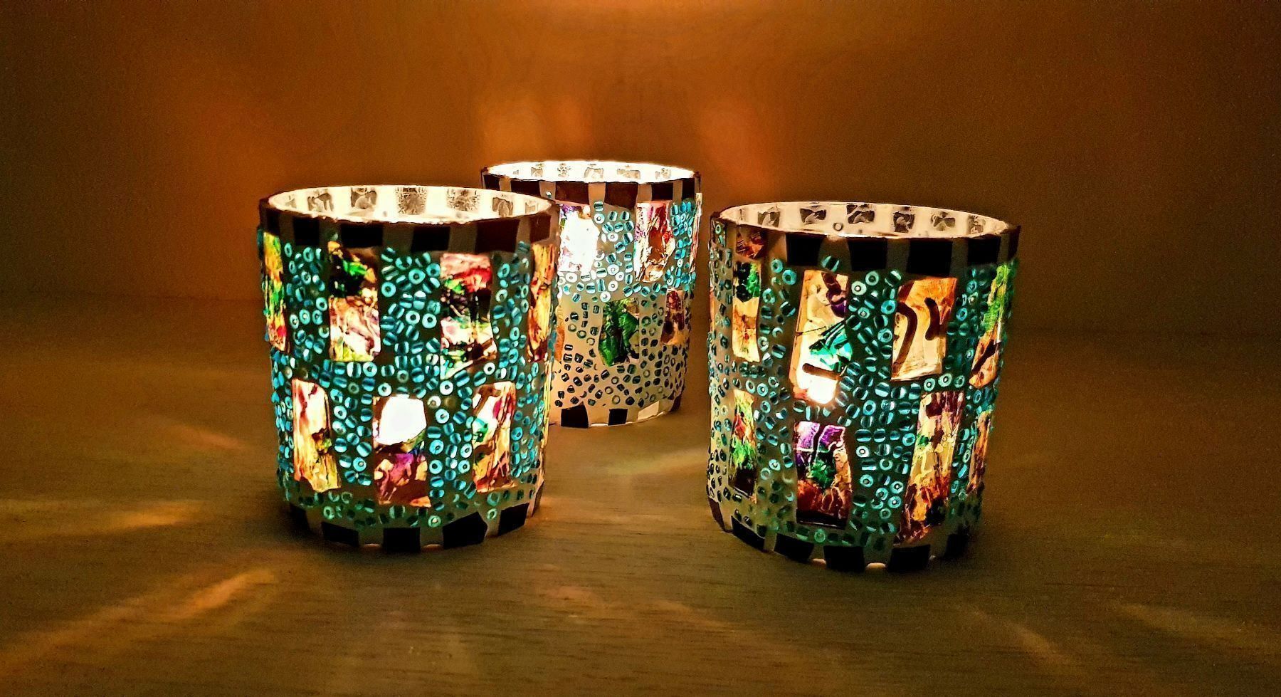 Portacandele: Wandlicht Mosaik – Nuovo e nell'imballaggio originale da Kirchberg SG venduto da PharaoShop 1