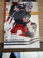 Elvis Merzlikins Hockey Card Lugano NHL 