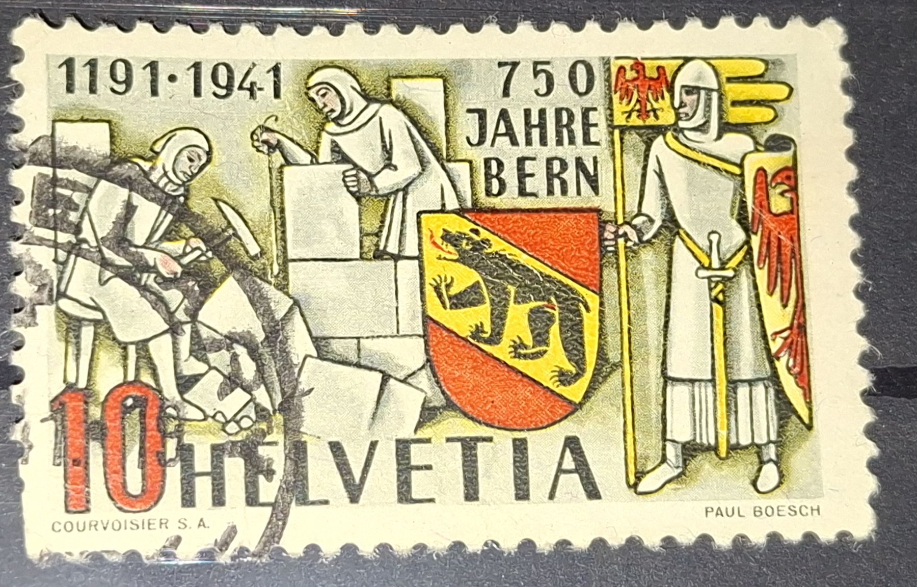 Alle Briefmarken: 750 Jahre Bern  – Gebraucht aus Balgach von SIMEON27