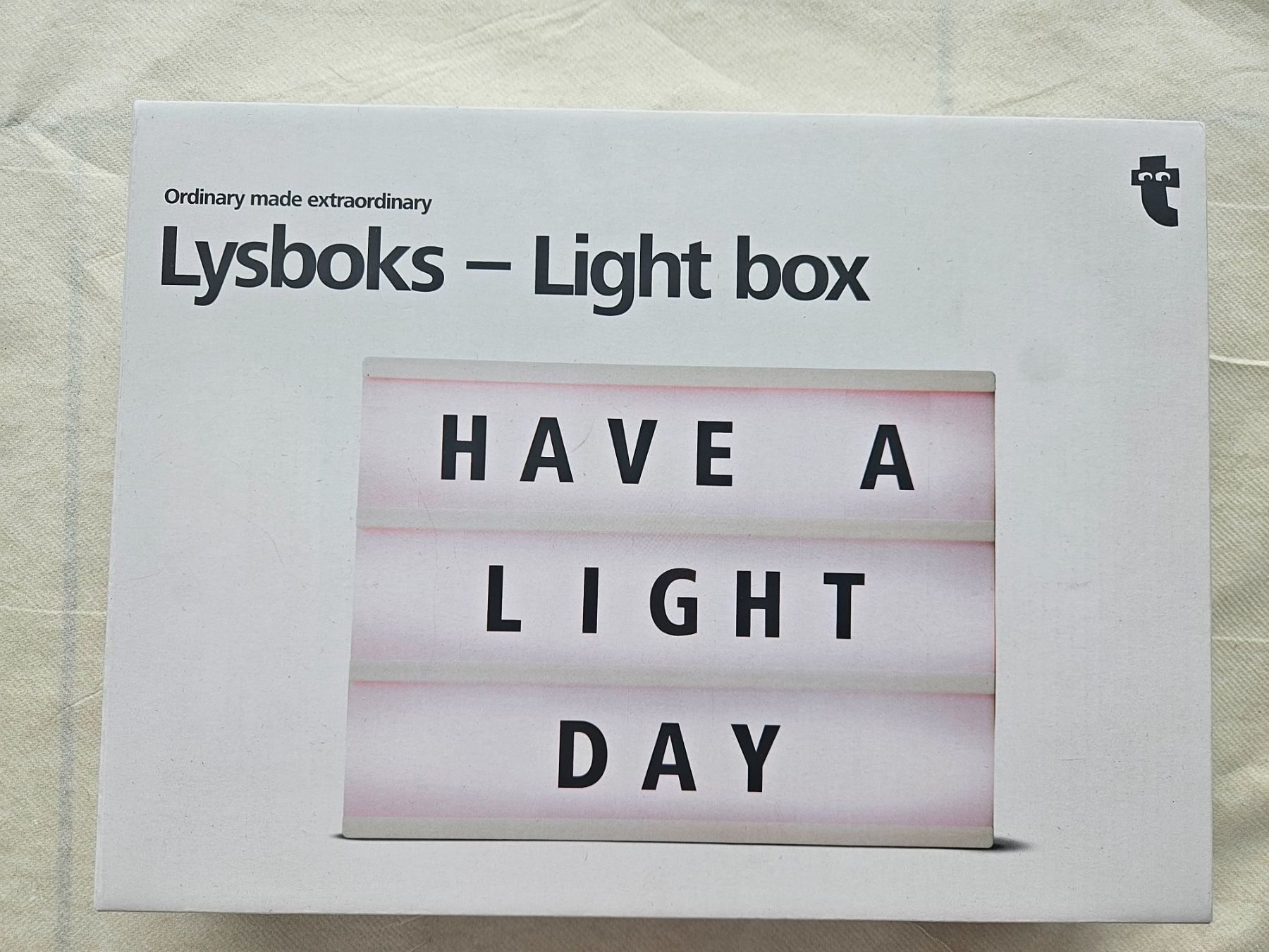 Tutte le decorazioni: Lysboks LED Light Box Lichtbox 100 Buchstaben NEU – Nuovo e nell'imballaggio originale da Mettmenstetten venduto da Amw1181
