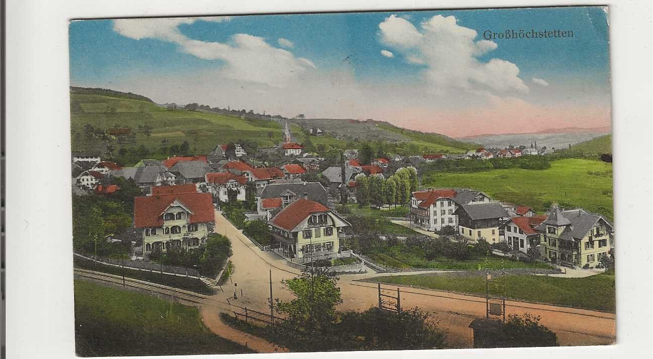 Cartoline postali: Grosshöchstetten, 1913 – Usato da Spiez venduto da Niesen20
