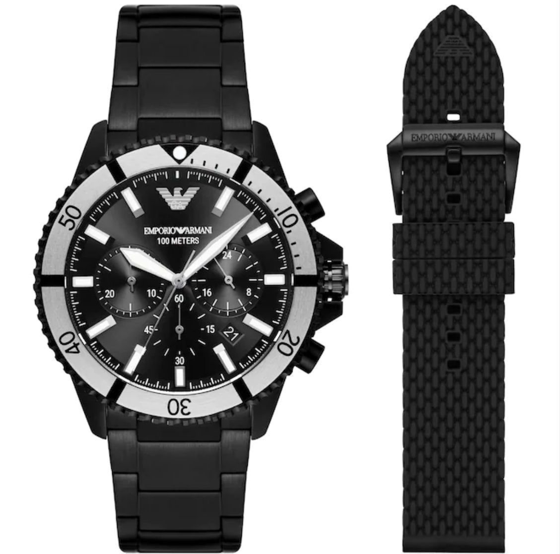 Armani Uhren: Armani Herren-Uhren-Sets Analog Quarz – Neu und originalverpackt aus Oberaach von Dandy2021