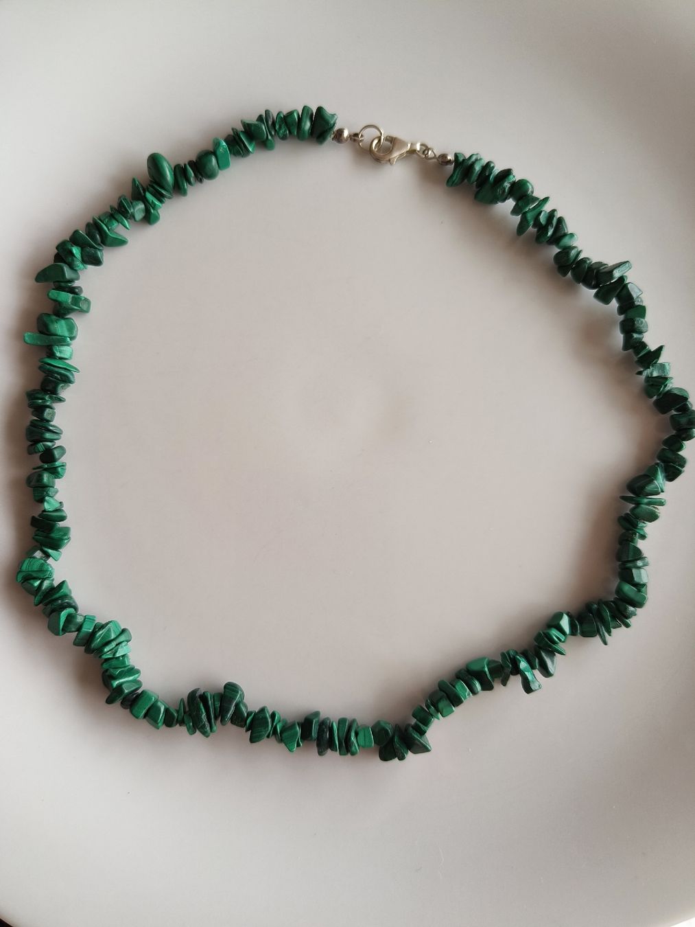 Catenine: Mala-Kette aus Malachit Splitter, Halskette – Usato da Grüt (Gossau ZH) venduto da ser_9hwj