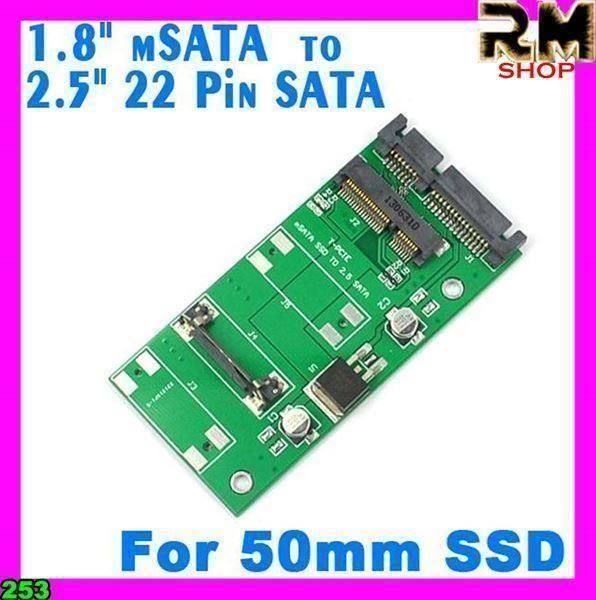 Unità & Adattatore: mSATA to SATA Adapter 1.8" mini PCI-E to – Nuovo e nell'imballaggio originale da Unterägeri venduto da RmOnline