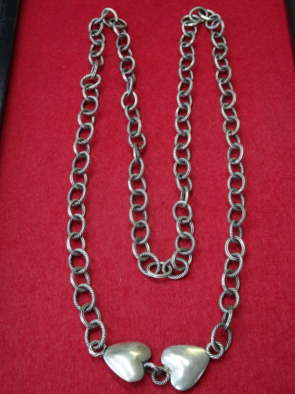 Ketten: Berner Barettli Kette Herzen Barettlikette Silber Schmuck – Gebraucht aus Goldswil b. Interlaken von troedlermarkt-goldsw