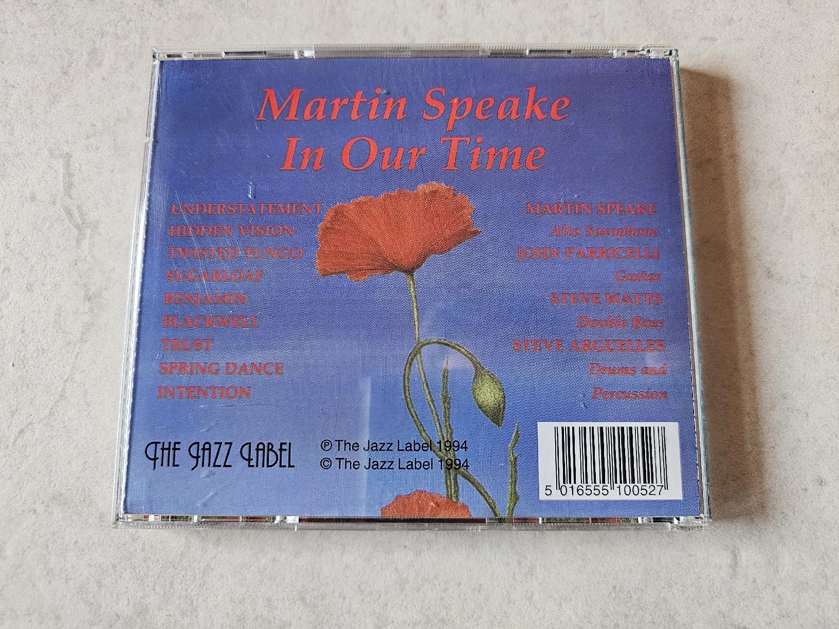 CD: Martin Speake  -  In Our Time – Usato da Schneisingen venduto da backstore24 1