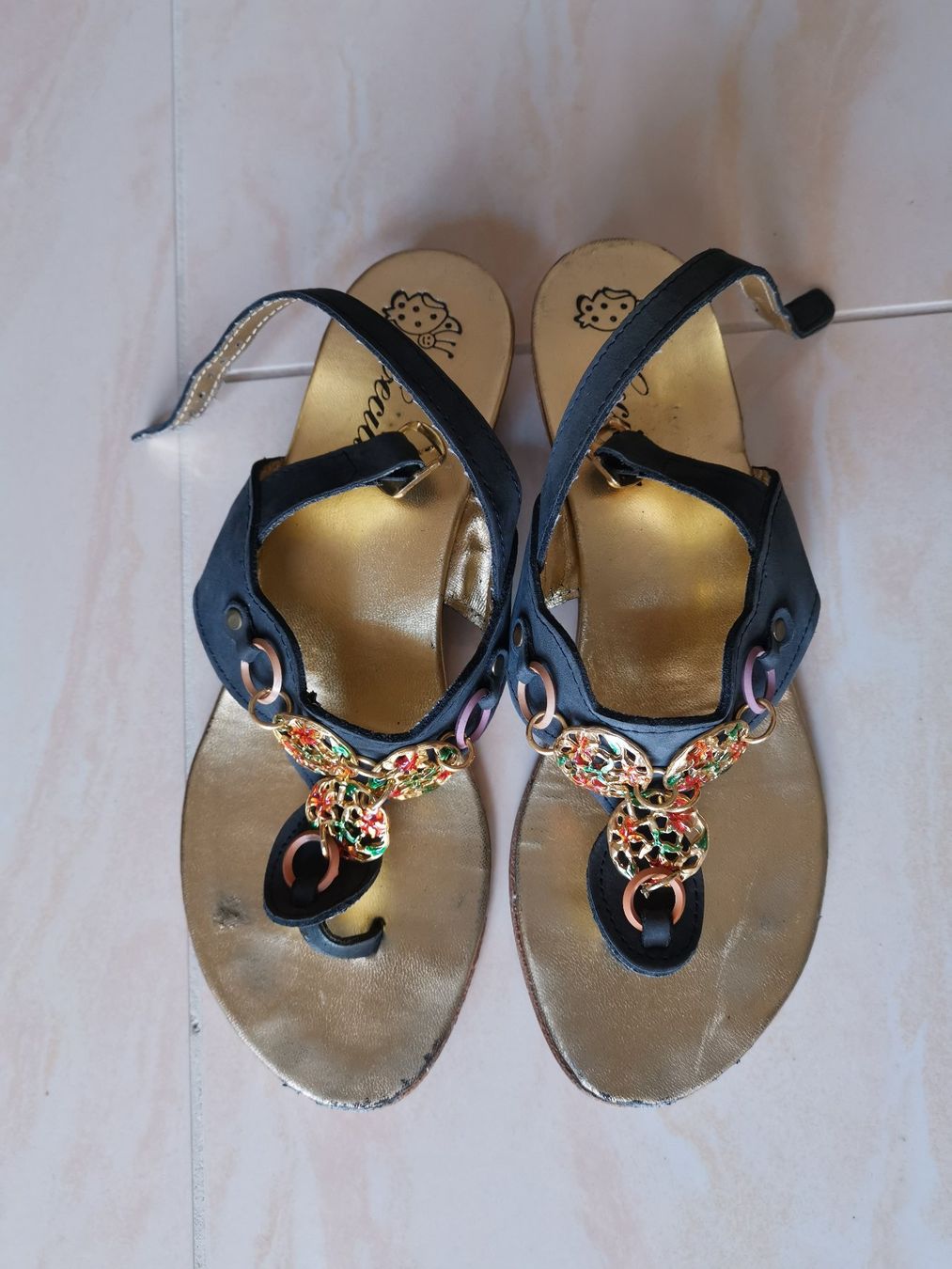 Scarpe da donna: Leder Cecilia Sandalette Gr. 37 – Usato da Dornach venduto da Hei50 1