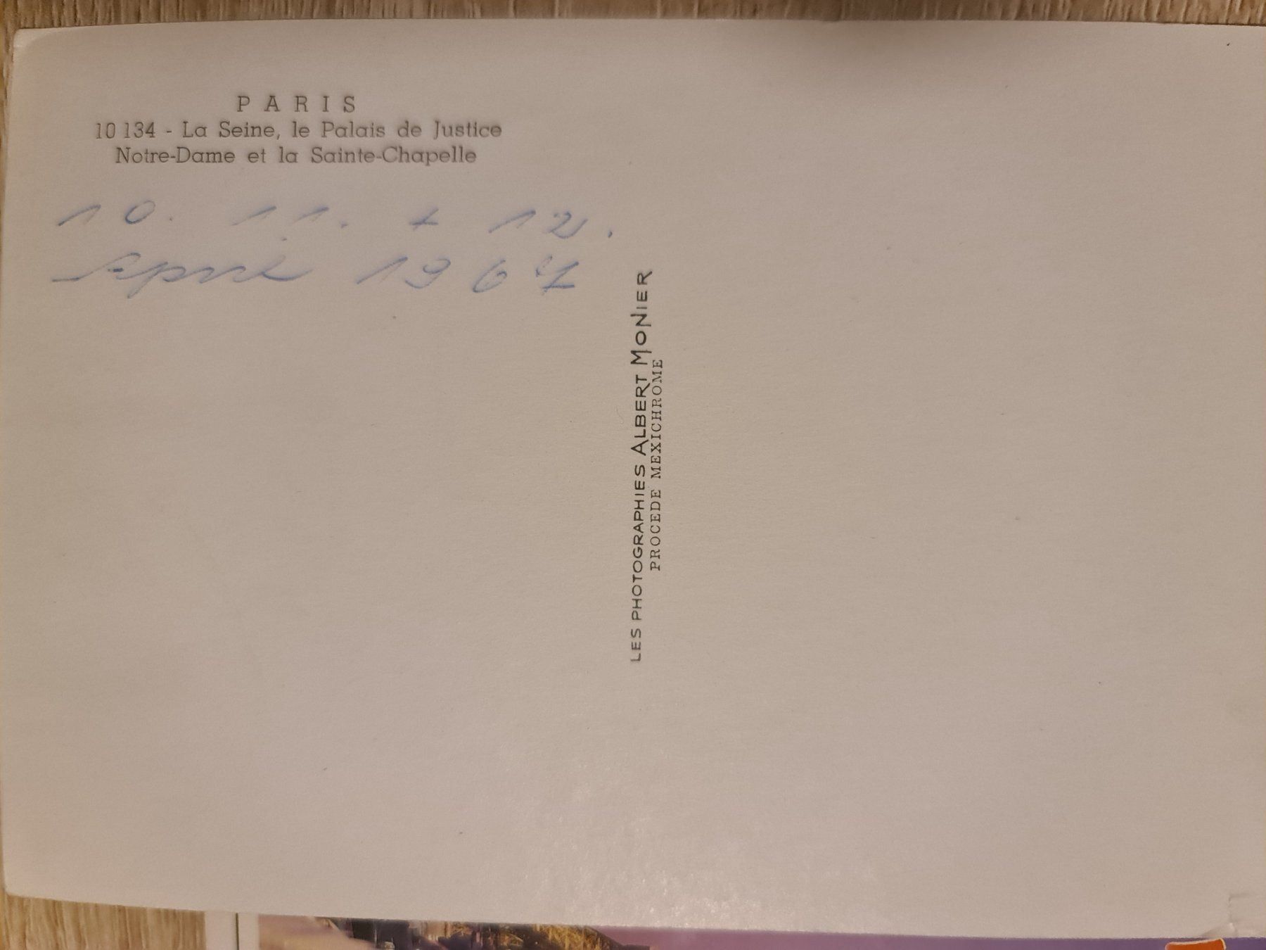 Cartoline postali: Ansichtskarte Paris Frankreich – Usato da Dintikon venduto da Vexi 1