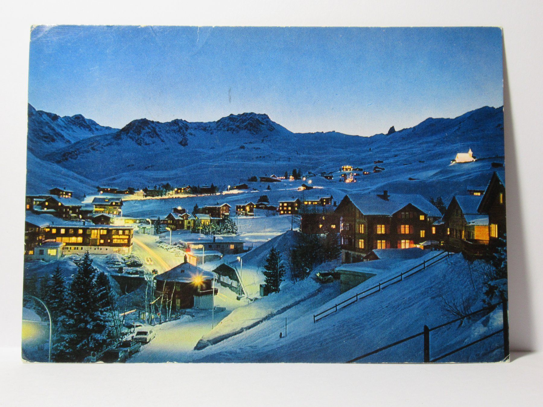 Cartoline postali: Inner - Arosa , Mondscheinnacht 1975 – Usato da Grenchen venduto da Bluemchen1900