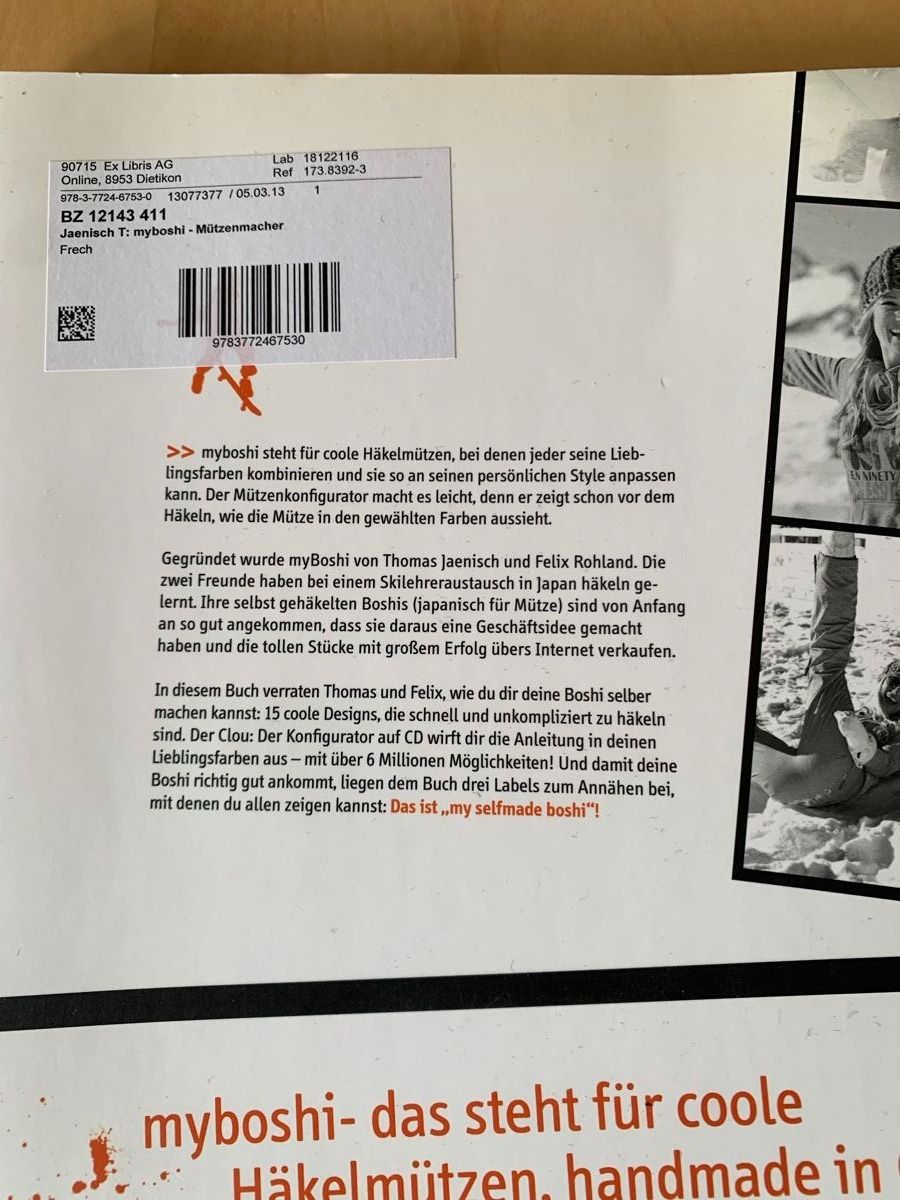Libri: Myboshi Mützen selbermachen - Häkelbuch + Labels – Nuovo (secondo la descrizione) da Galgenen venduto da Waldliesel 1