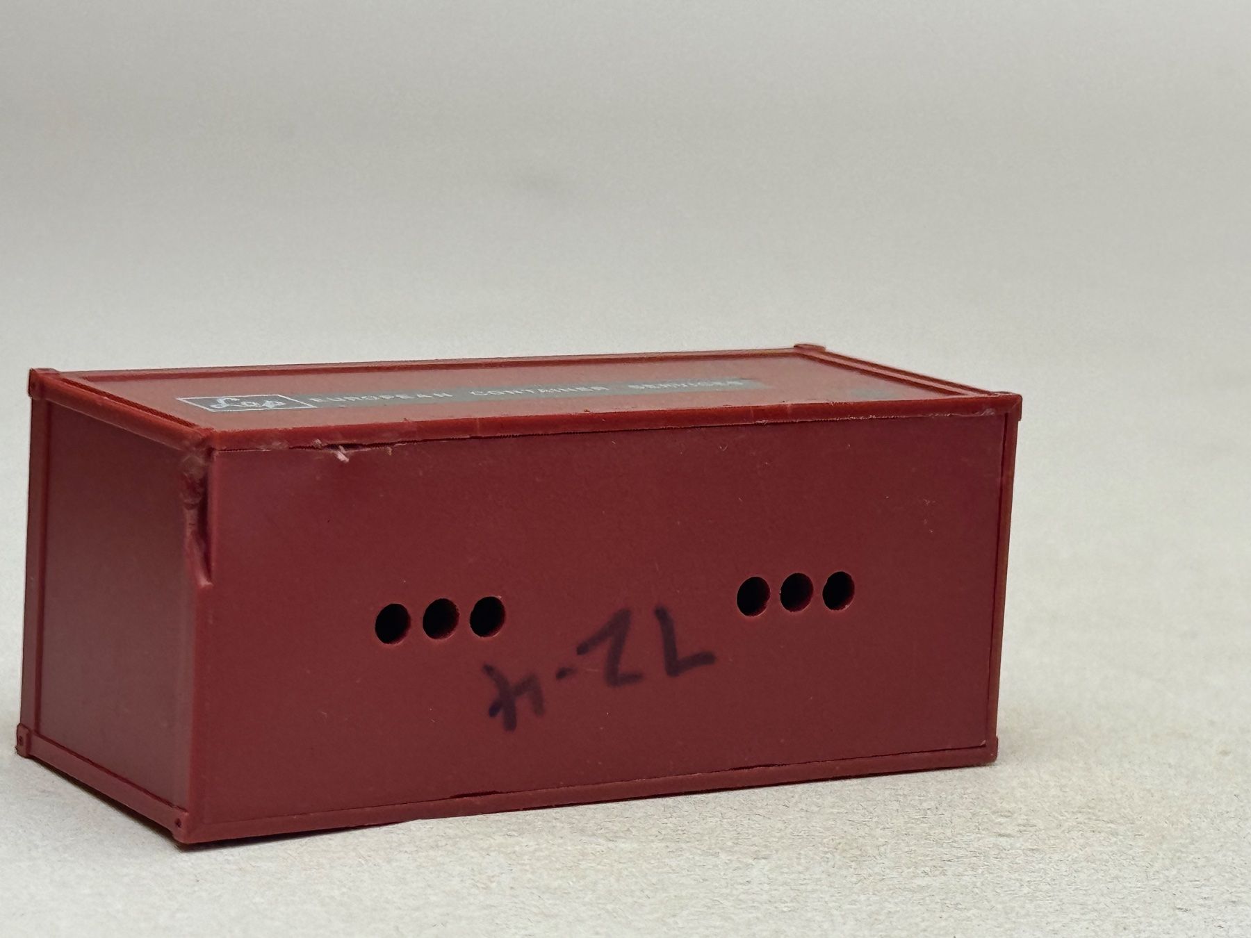 Modellini di ferrovie: EB- 20 Ft. Container Lep braunrot – Usato da Elm venduto da Wikmtz 2