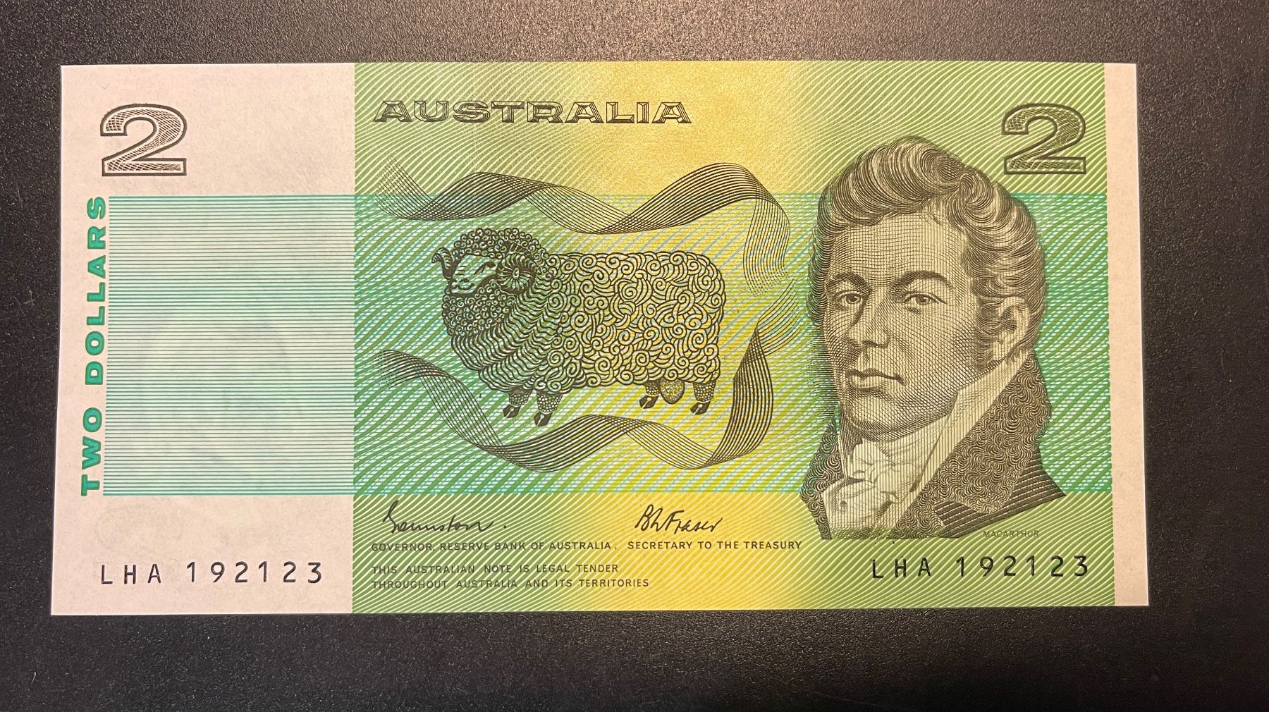 Billets de banque: Australia 2 Dollars Banknote UNC – Neuf (Voir description) à Lostorf par Spiridon