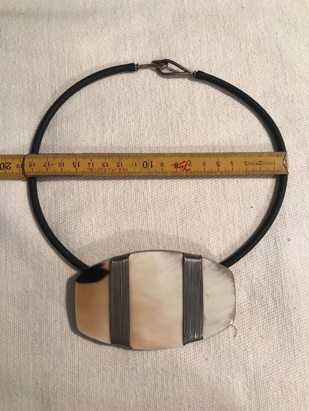 Catenine: Halskette aus Horn und echt Silber – Usato da Therwil venduto da jonasiw 4