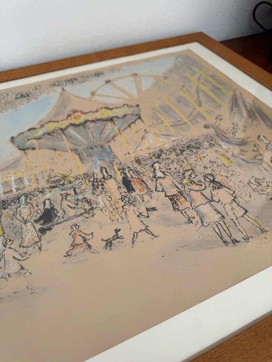 Grafica & Litografie: Lithographie signée de Hambourg, numérotée 81/220 ! – Usato da Vésenaz venduto da Angela.C3 7