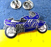 BMW K1 MOTORRAD 2NÄGEL-PIN ENAMEL SILBRIG