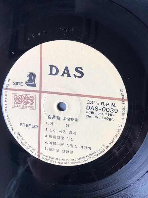 Dischi in vinile: Kim Hong Chul – Usato da Aarwangen venduto da Jukebox3 5