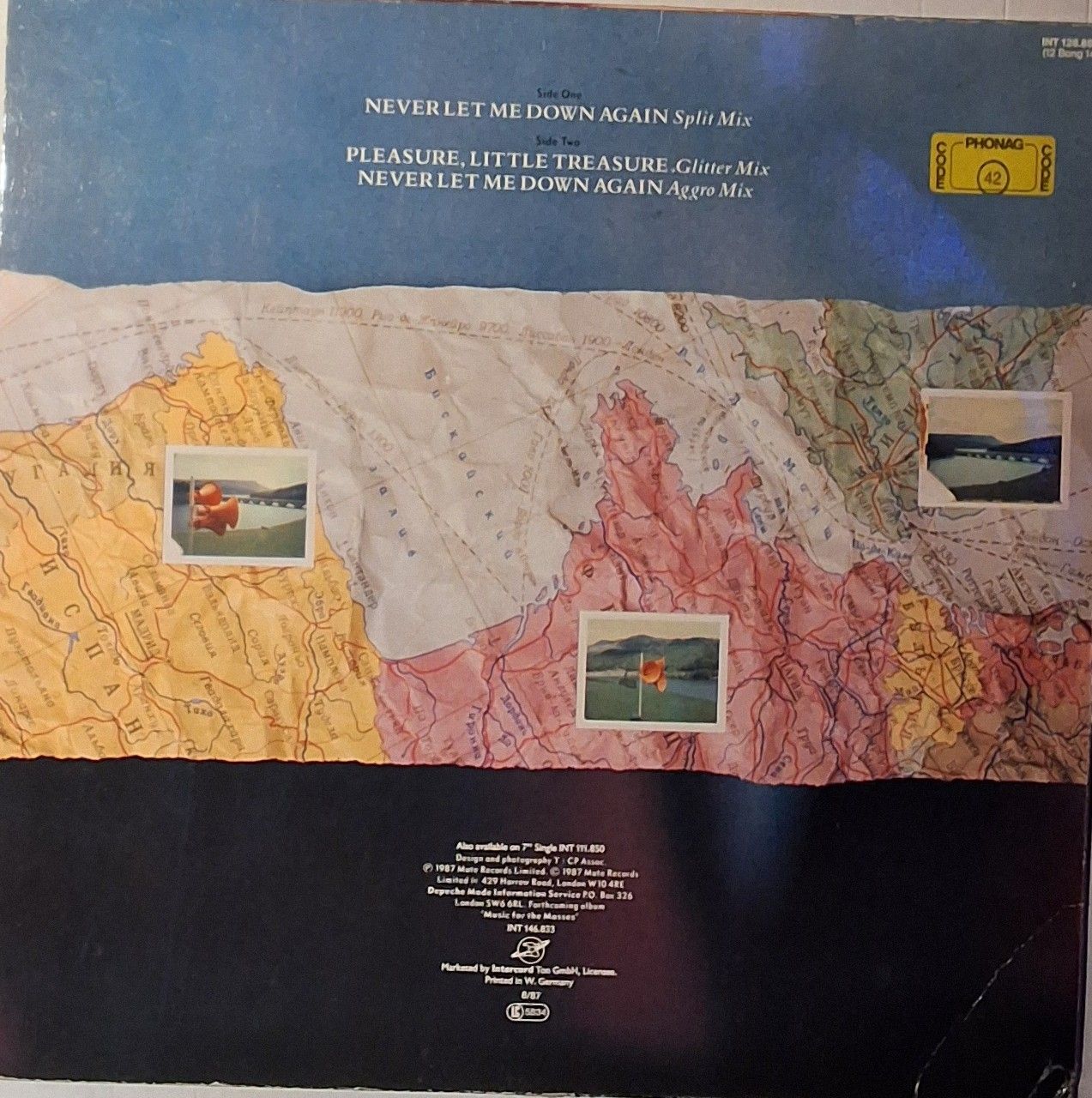 Schallplatten: Vinyl Maxi  - Depeche Mode - Never Let Me Down Again -Ger 87 – Gebraucht aus Villeret von Fil11 1