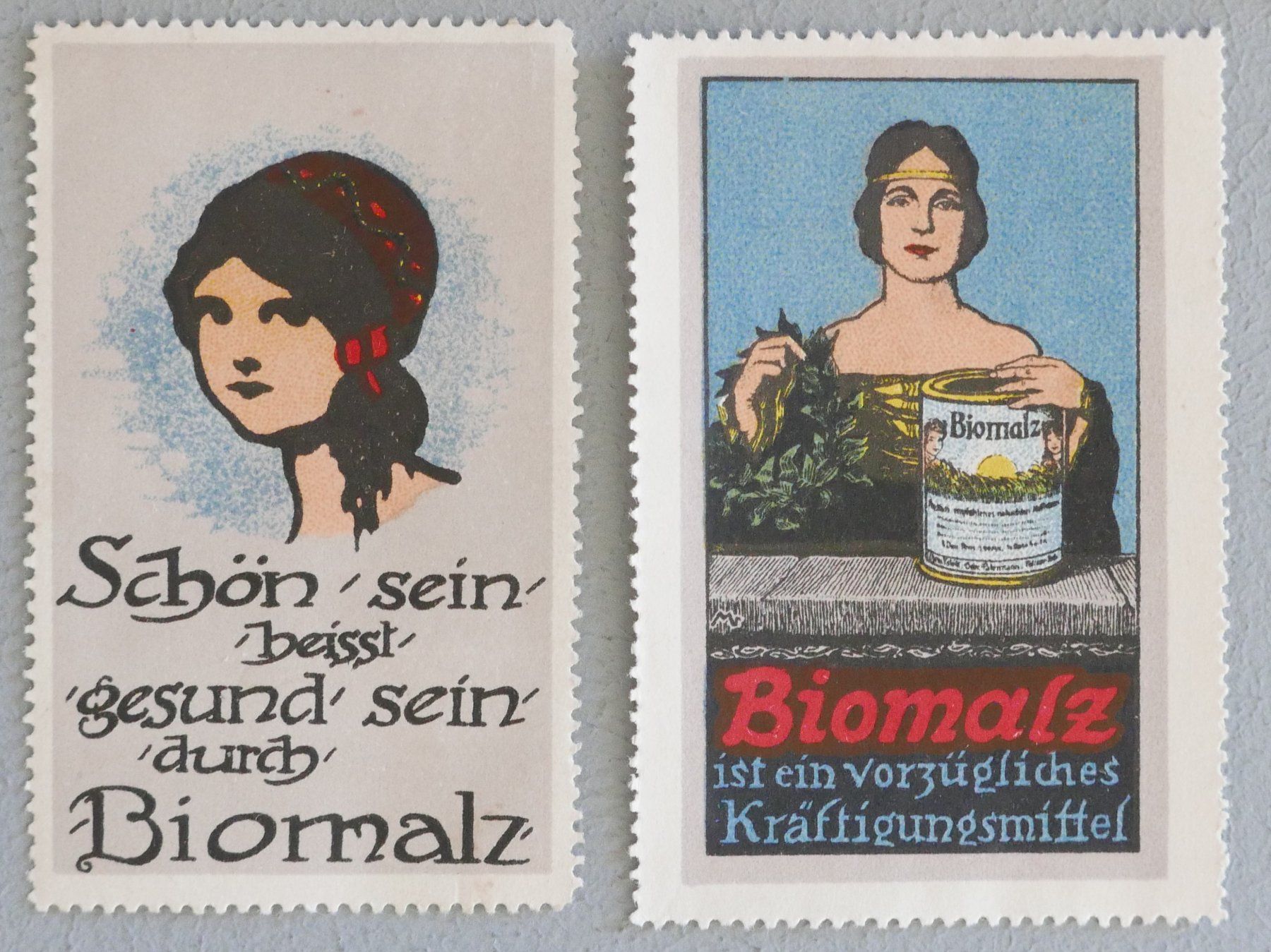 Tous les timbres: ALTE REKLAMEMARKEN BIOMALZ – D'occasion à Balgach par Zwischenraum 8