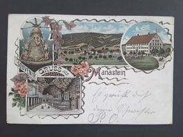 Litho Gruss aus Maria stein, SO , 1901