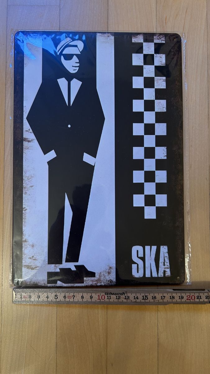 Schilder: SKA - Two Tone - Rocksteady - Reggae - Blechschild – Neu und originalverpackt aus Erlinsbach von Basi67 1
