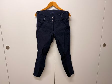 Reithose für Damen, dunkelblau, Gr 42 - gebrauchter Zustand