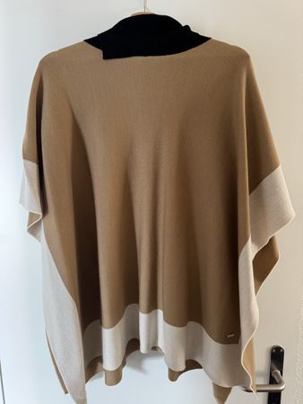 Hugo Boss Poncho, Beige/Weiss, Neuwertig, Gr. One Size