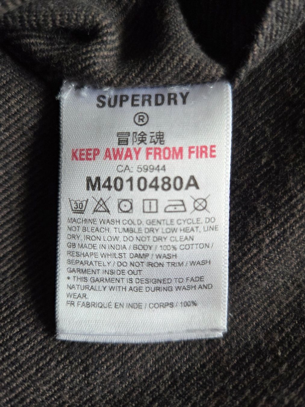 Camicie: Superdry Herren Hemd, Grösse L – Usato da Zürich venduto da Stephs13 2