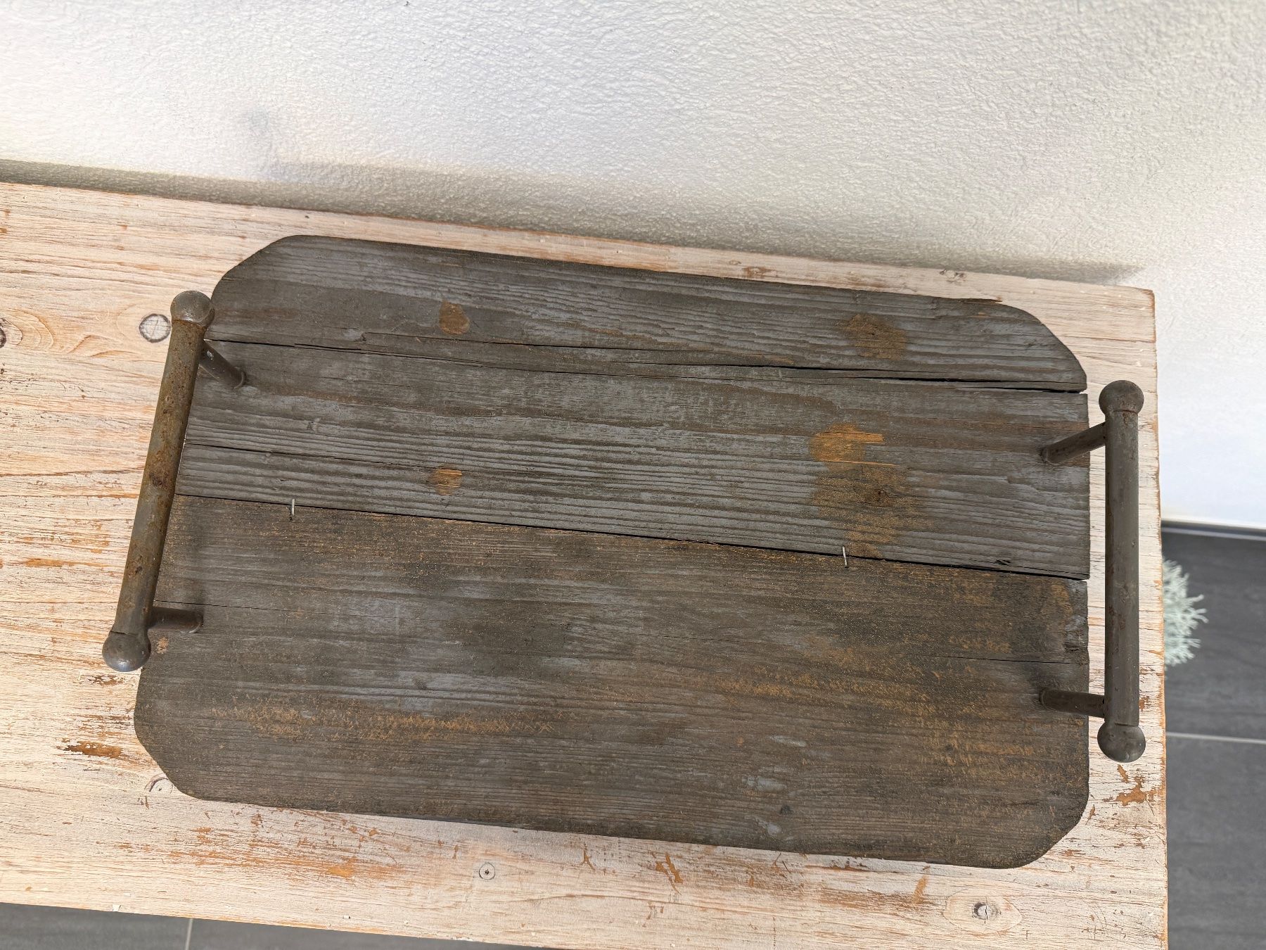 Tutte le decorazioni: Deko Tablett aus Altholz, im Shabby Chic Look – Usato da Wolfwil venduto da Inseider12 2