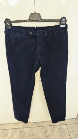 Herren Hose Gr. 46 Freizeithose Boss Dunkelblau Sommerhose