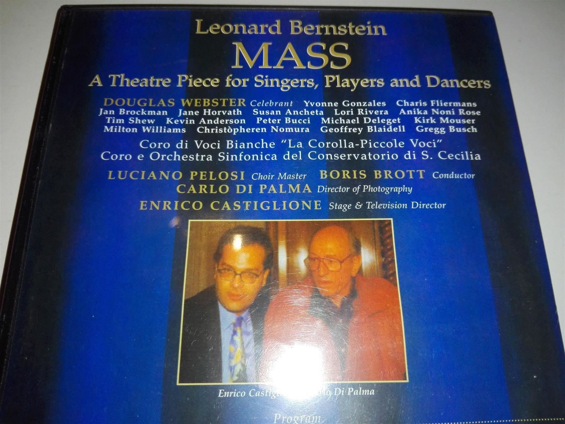 Tutti i DVDs: Leonard Bernstein Mass    (The Musical) – Usato da St.Galllen venduto da elkaphone 2