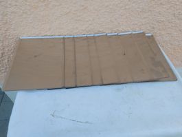 Patisserie Platten Edelstahl 25x35cm / 9Stück