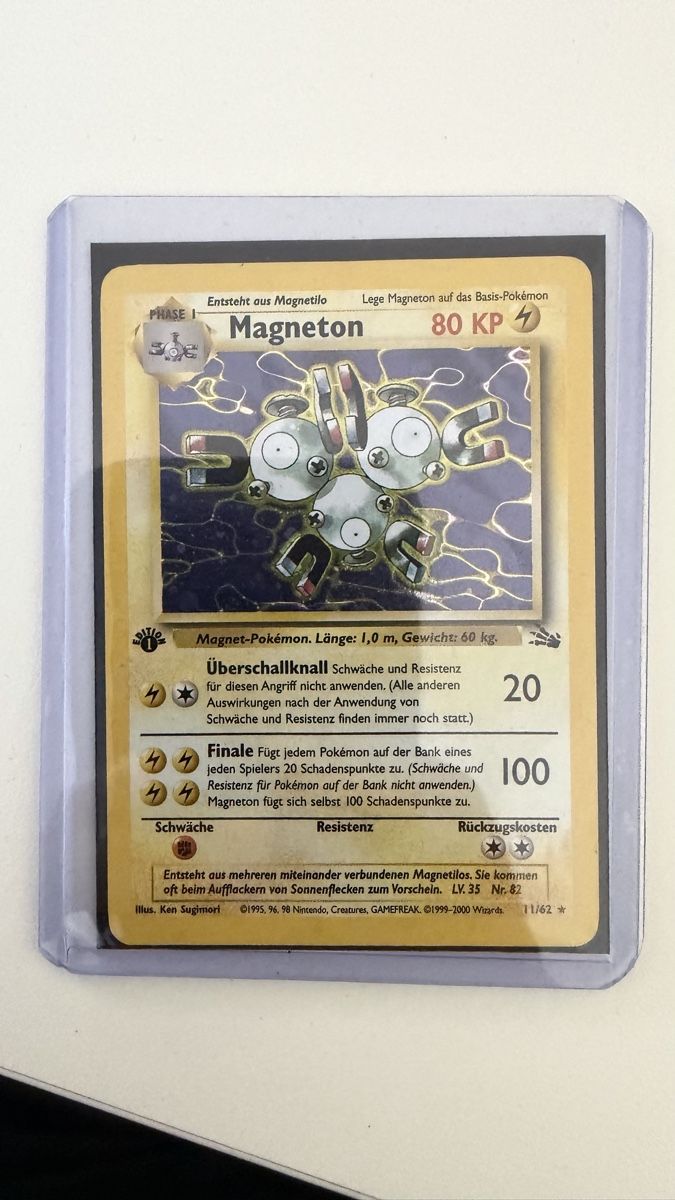Pokémon Sammelbilder & Trading cards: Pokemon 1 edition magneton holo – Gebraucht aus Caslano von tuning21 2