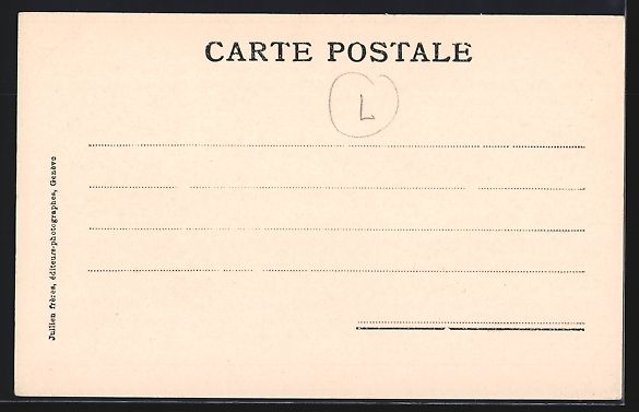 Cartoline postali: AK Versoix, Bise Glaciale – Usato da Berlin venduto da bartko-reher 1
