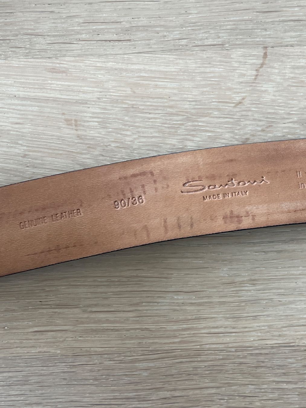 Santoni Cinture: Santoni Ledergürtel, Schwarz, Grösse 90/36 – Usato da Basel venduto da 4056BSL 2